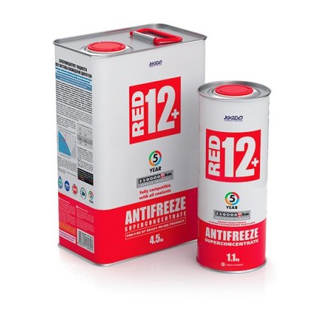 Antifreeze Red 12+ concentrate for engine